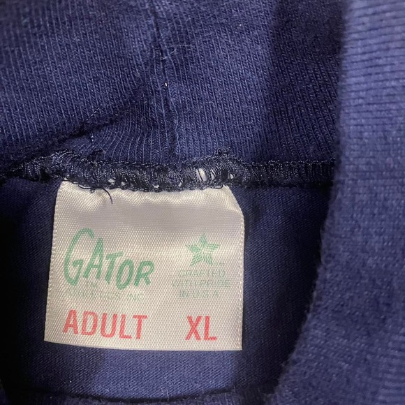 Vintage 70s Mockneck Shirt Gator Sportswear Minco Football Oklahoma - Picture 3 of 4